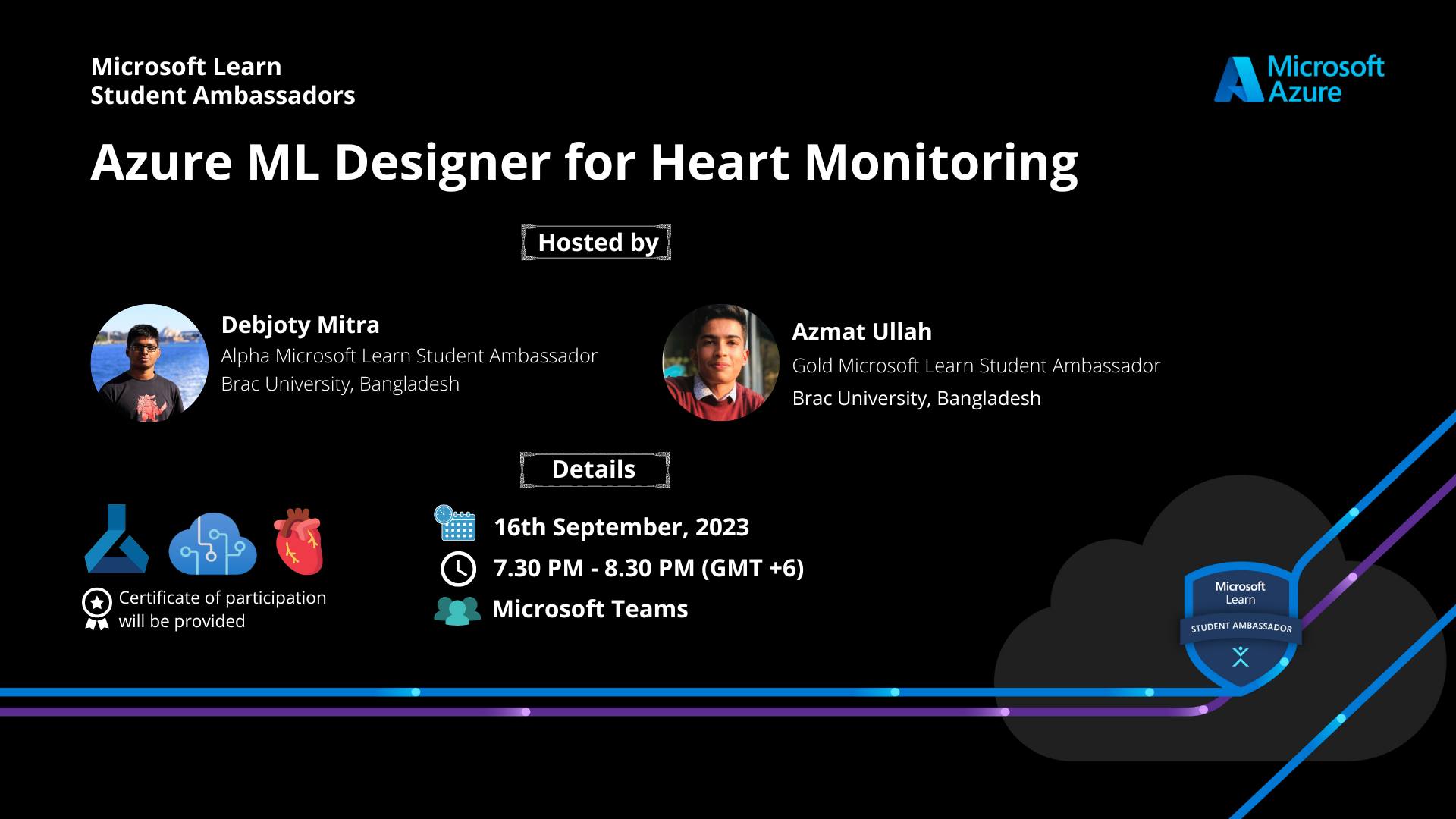 Azure ML Designer for Health Monitoring